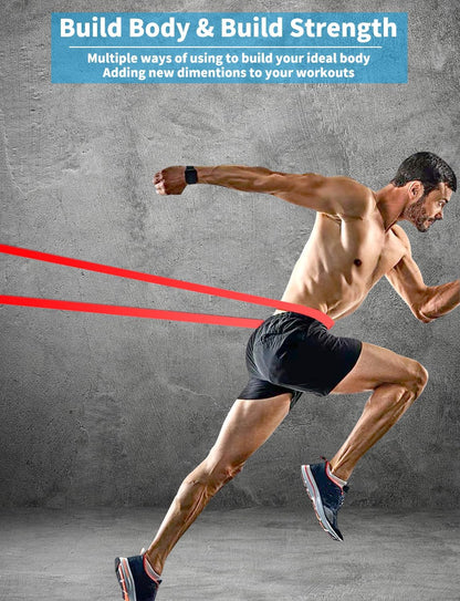 Pull up Bands, Resistance Bands, Pull up Assistance Bands Set for Men &amp; Women, Exercise Workout Bands for Working Out, Body Stretching, Physical Therapy, Muscle Training
